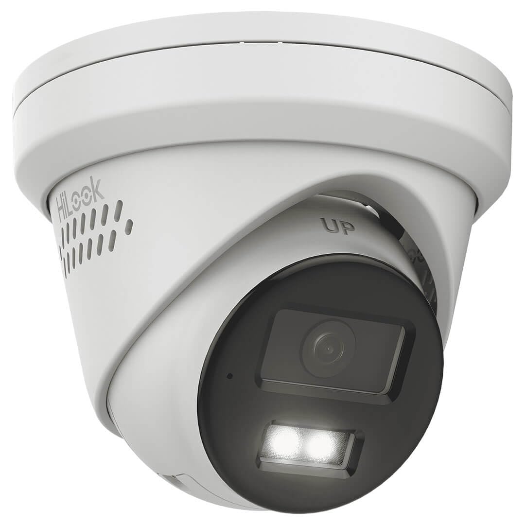 HiLook PoE Kamera Set – 4× 6MP Dome, Farb-/IR-Nachtsicht, KI-Erkennung, SD-Slot, 8CH 4K NVR mit 2TB, App-Steuerung, für Außenbereich