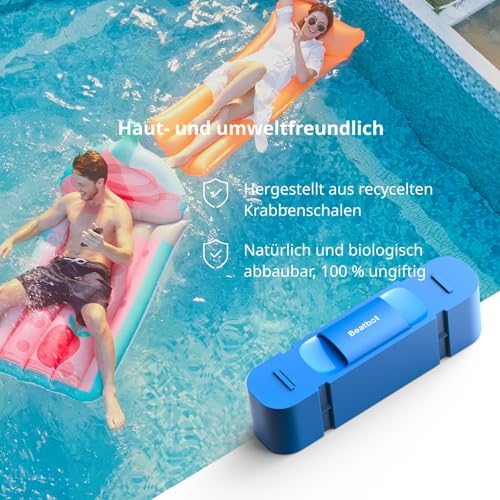 Beatbot AquaSense 2 Pro Pool Robot Set with Clarifier Set, Pool Vacuum Cleaner Design for Cleaning Floor, Wall, Surfaces and Clarifies Water, Floats on Water Surface After Cleaning