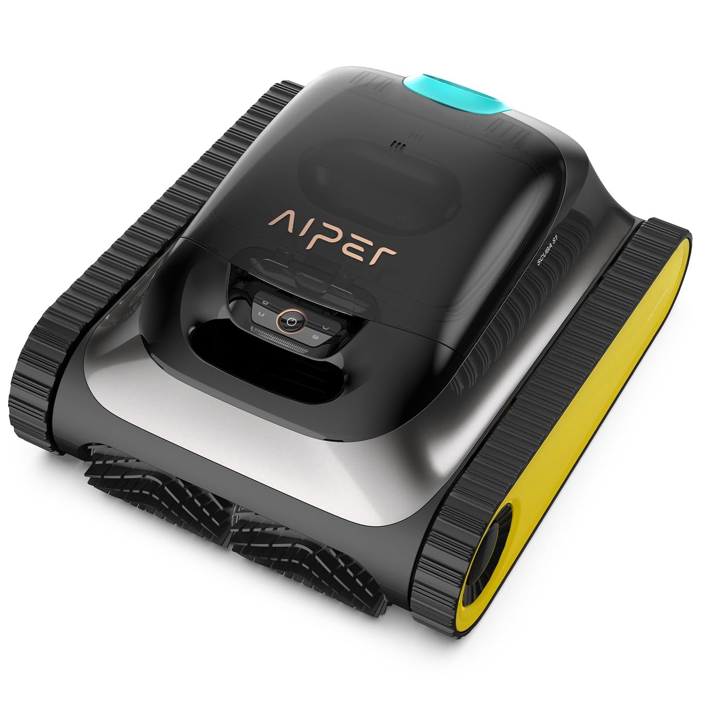 AIPER Scuba S1 Pool Robot Floor and Wall, Waterline Cleaning, 3μm Ultra Fine Filter, 180 Min. Battery Life, 15900LPH Powerful Pool Vacuum Cleaner with App, for Recessed Pools
