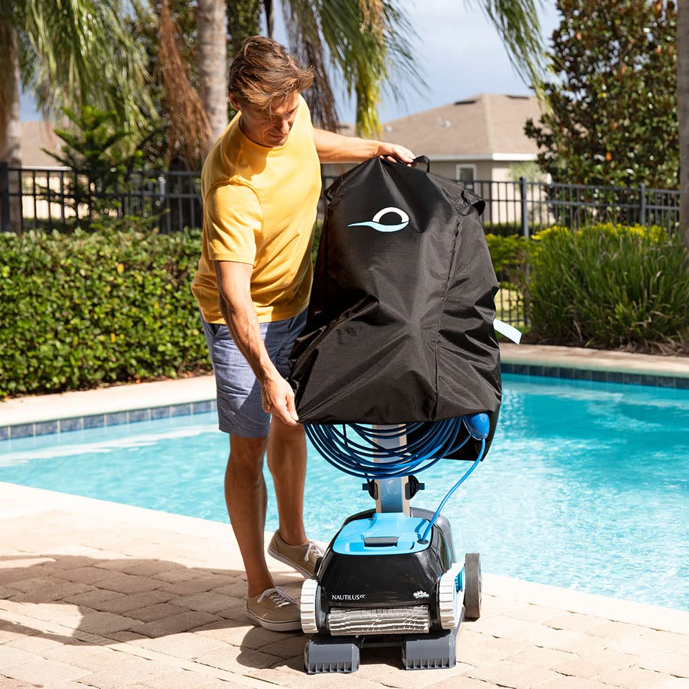 Dolphin Nautilus CC PRO IOT Automatischer Poolreiniger Poolroboter mit Kabel - Boden, Wasserlinie und Wandreinigung - Kontrolle mit app, Eingelassene Pools bis zu 15 m, Wasserpflege