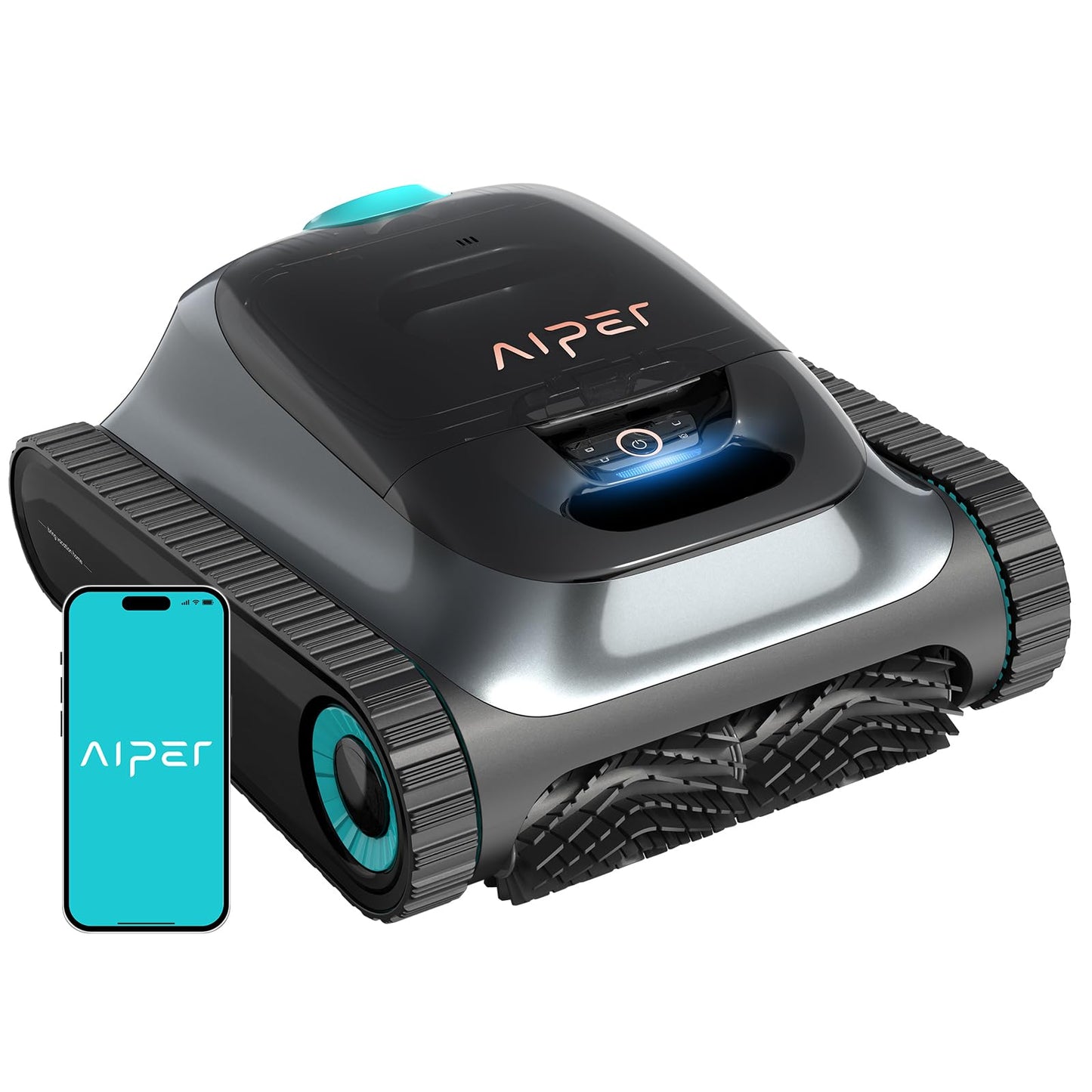 AIPER Scuba S1 2025 Kabelloser Poolroboter – 180 Min Laufzeit, Boden-, Wand- & Wasserlinienreinigung, App-Steuerung