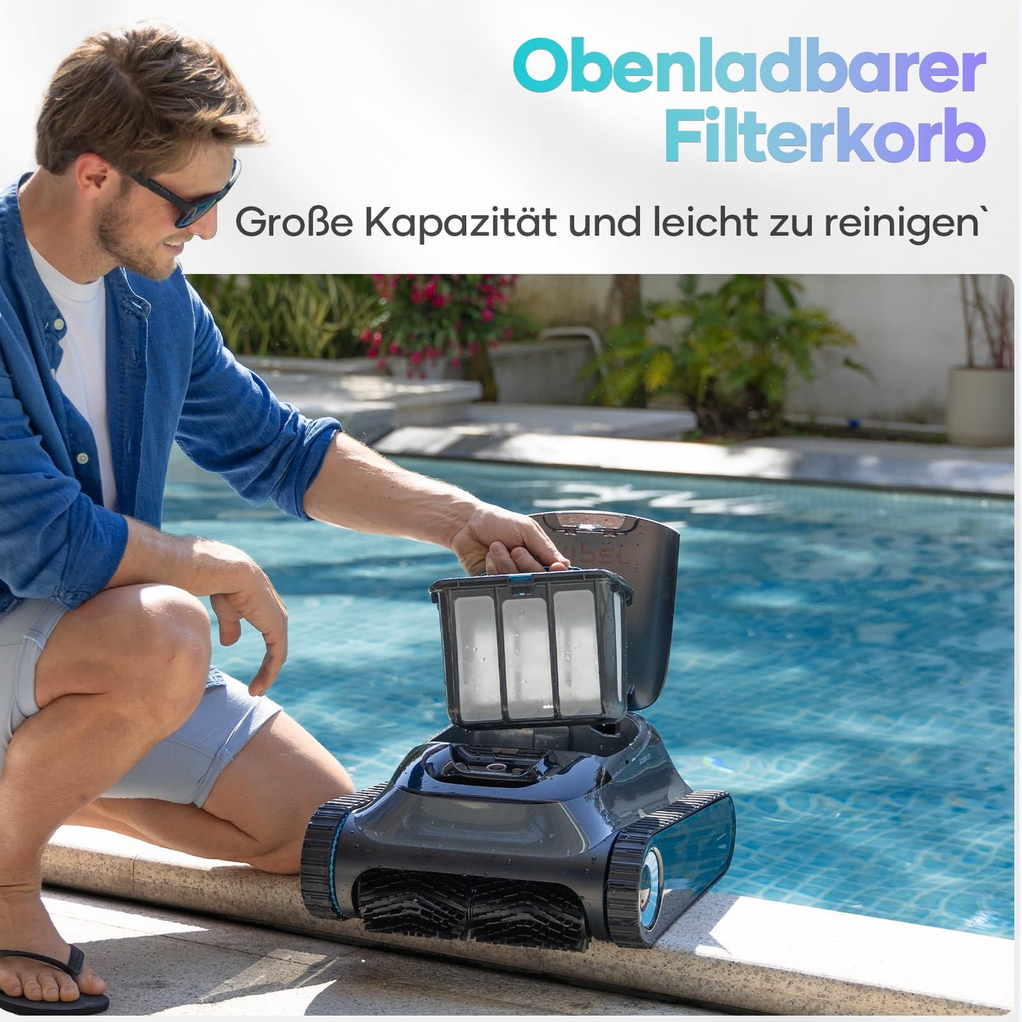 AIPER Scuba S1 2025 Kabelloser Poolroboter – 180 Min Laufzeit, Boden-, Wand- & Wasserlinienreinigung, App-Steuerung