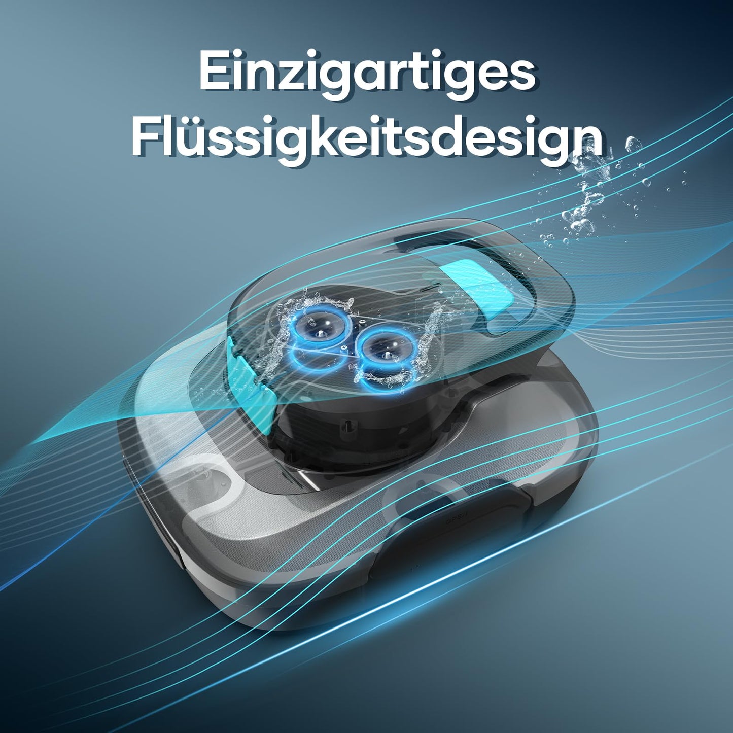 AIPER Scuba X1 Poolroboter mit App – 25200 LPH, 3 µm Feinfiltersystem, Boden-, Wand- & Wasserlinienreinigung, Kabellos