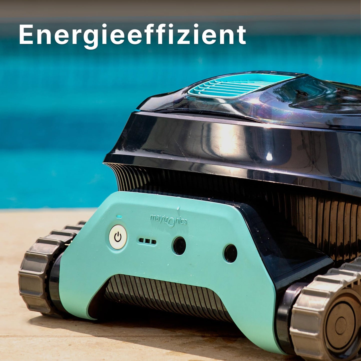 Dolphin Liberty 300 Automatischer Poolreiniger Poolroboter kabellos - Boden und Wandreinigung - Energieeinsparung, Eingelassene Pools bis zu 10 m, Wasserpflege