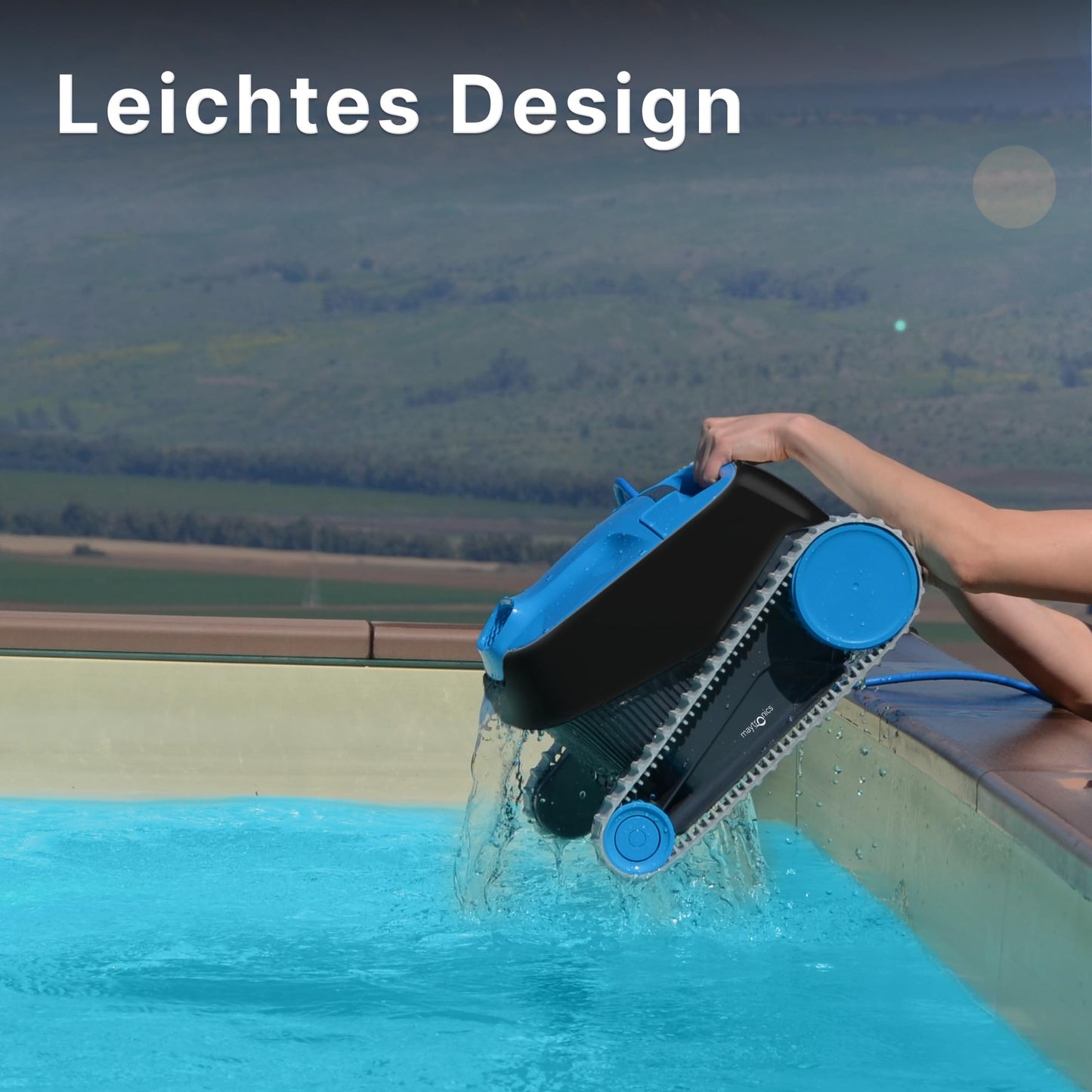 Dolphin Nautilus CC Automatischer Poolroboter mit Kabel – Boden- & Wandreinigung, Energiesparend, für eingelassene Pools bis 10 m