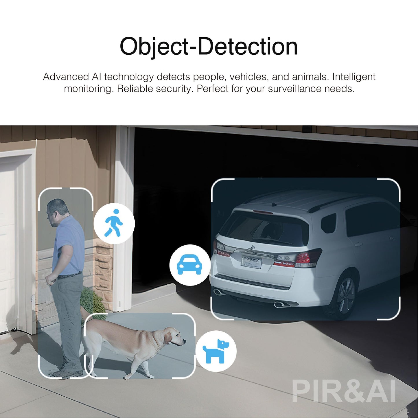 INSTAR IN-9820 4K Kamera – Außen, PTZ mit 5× Zoom, WLAN/LAN/PoE, HomeKit, Personenerkennung, Nachtsicht, 2-Wege-Audio, PIR, WPA3, Weiß