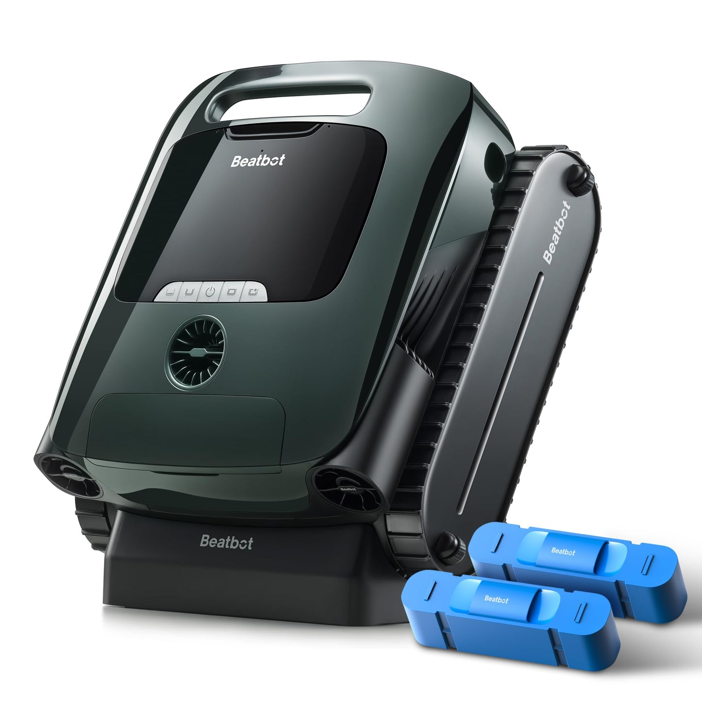Beatbot AquaSense 2 Pro Pool Robot Set with Clarifier Set, Pool Vacuum Cleaner Design for Cleaning Floor, Wall, Surfaces and Clarifies Water, Floats on Water Surface After Cleaning