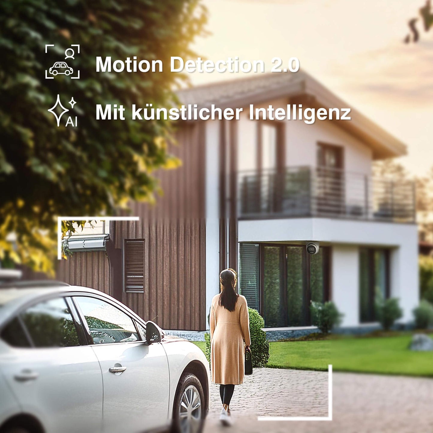 HiLook PoE Kamera Set – 4× 6MP Dome, Farb-/IR-Nachtsicht, KI-Erkennung, SD-Slot, 8CH 4K NVR mit 2TB, App-Steuerung, für Außenbereich