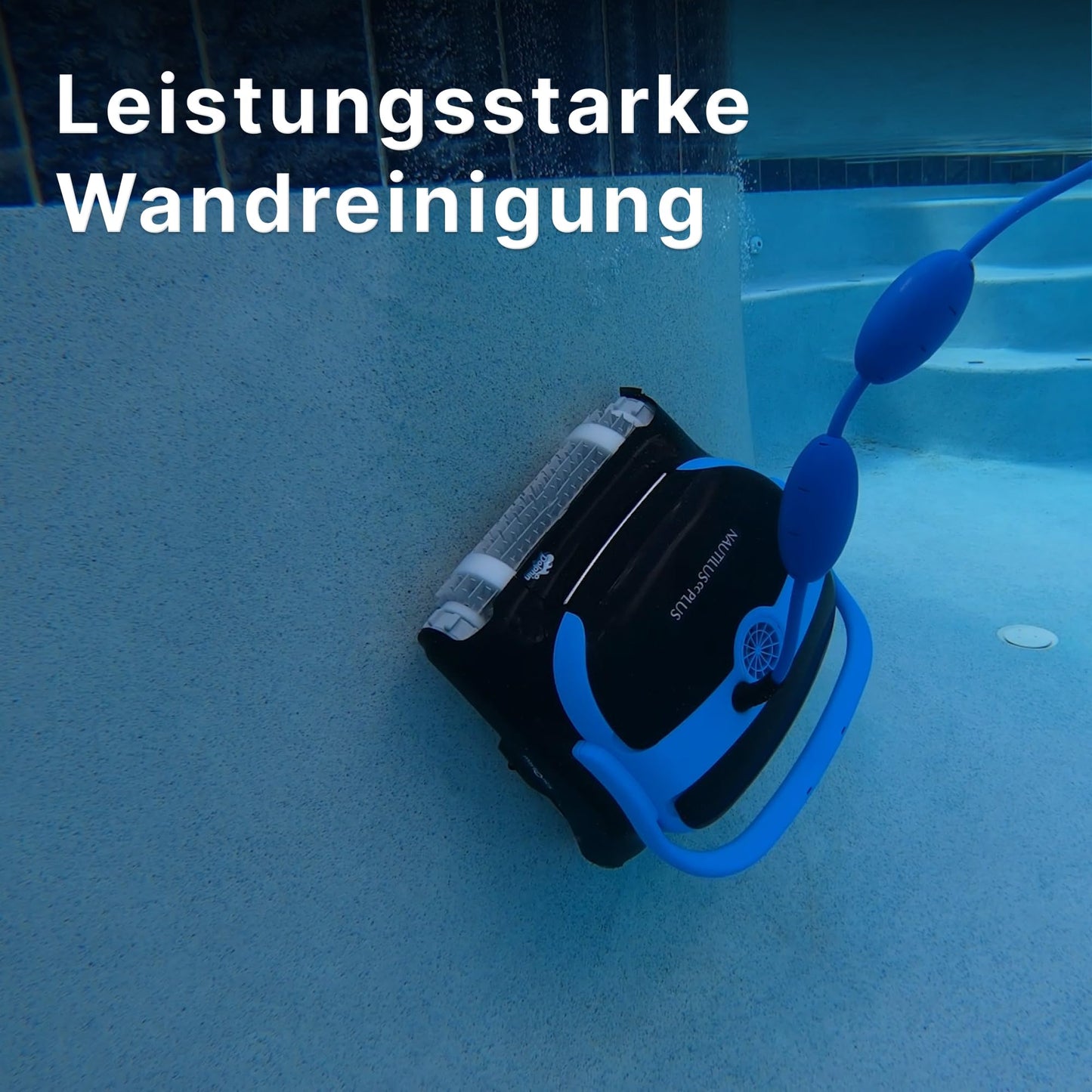 Dolphin Nautilus CC Automatischer Poolroboter mit Kabel – Boden- & Wandreinigung, Energiesparend, für eingelassene Pools bis 10 m