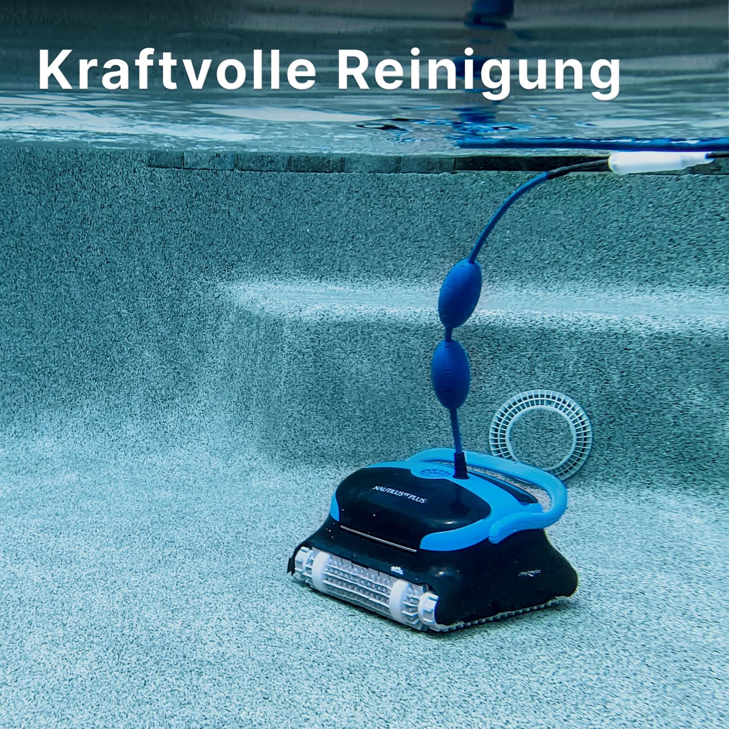 Dolphin Nautilus CC Automatischer Poolroboter mit Kabel – Boden- & Wandreinigung, Energiesparend, für eingelassene Pools bis 10 m