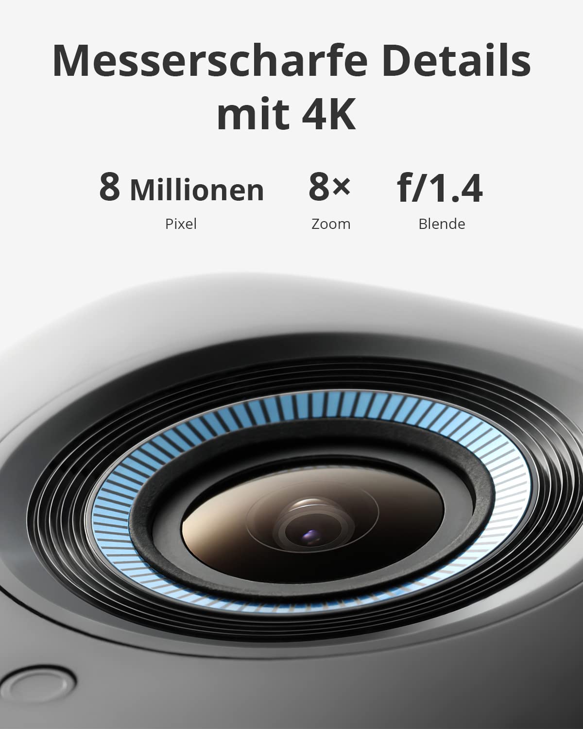 eufyCam S300 3C Set (2+1) – 4K kabellos, KI & Gesichtserkennung, Farbnachtsicht, erweiterbar auf 16TB, keine Gebühren, für Außenbereich