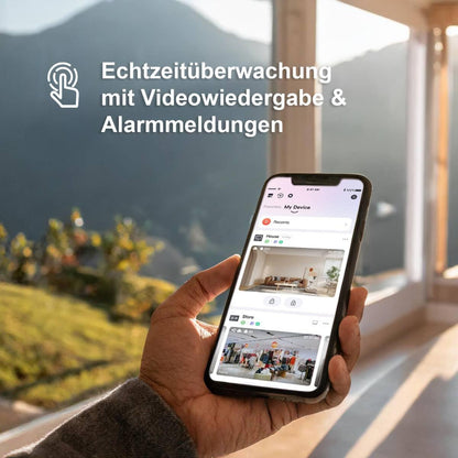 HiLook PoE Kamera Set – 4× 6MP Dome, Farb-/IR-Nachtsicht, KI-Erkennung, SD-Slot, 8CH 4K NVR mit 2TB, App-Steuerung, für Außenbereich