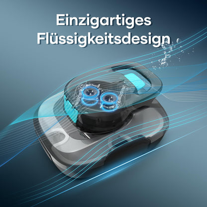 AIPER Scuba X1 Poolroboter mit App – 25200 LPH, 3 µm Feinfiltersystem, Boden-, Wand- & Wasserlinienreinigung, Kabellos