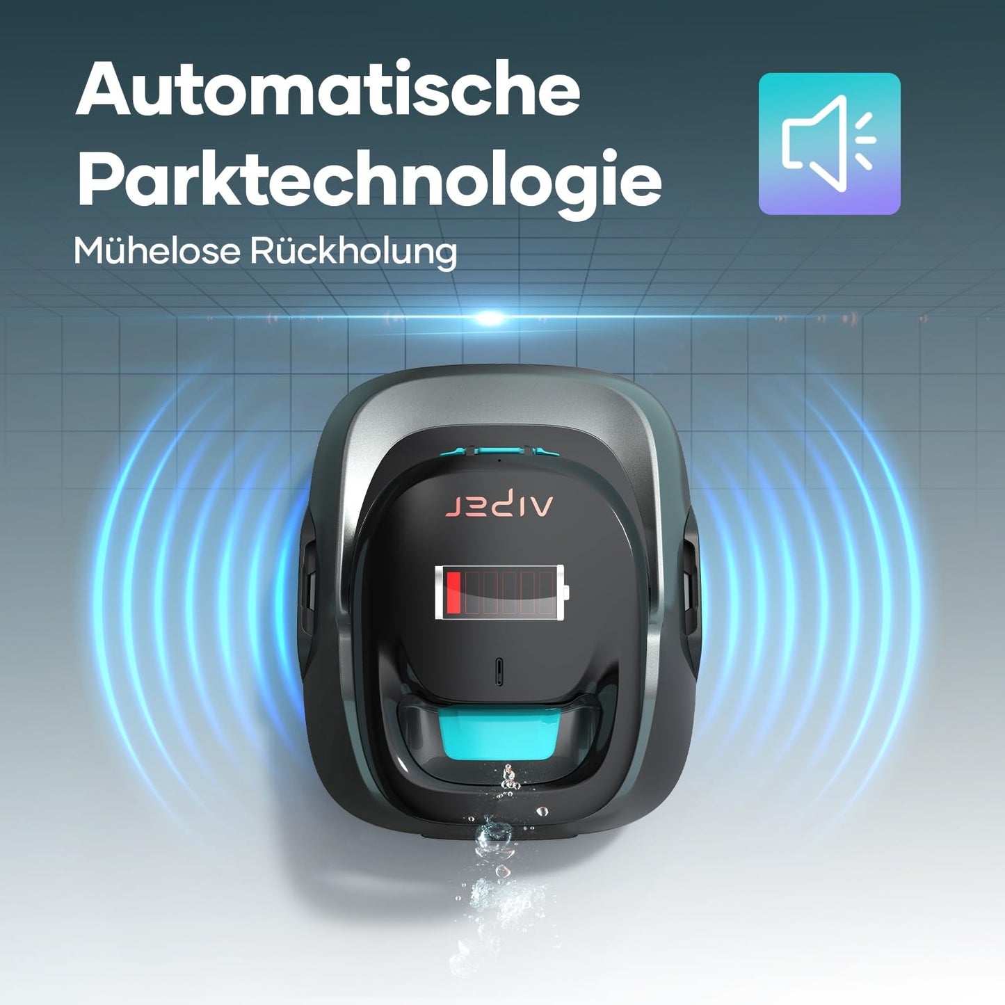 AIPER Scuba X1 Poolroboter mit App – 25200 LPH, 3 µm Feinfiltersystem, Boden-, Wand- & Wasserlinienreinigung, Kabellos