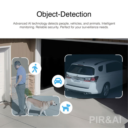 INSTAR IN-9820 4K Kamera – Außen, PTZ mit 5× Zoom, WLAN/LAN/PoE, HomeKit, Personenerkennung, Nachtsicht, 2-Wege-Audio, PIR, WPA3, Weiß