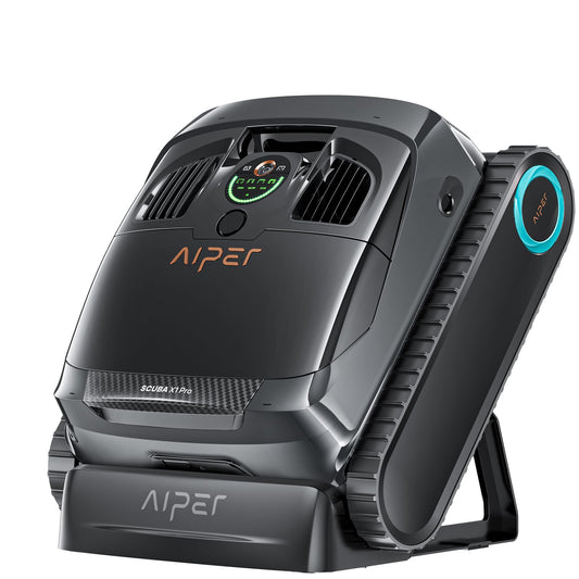 AIPER Scuba X1 Pro Poolroboter – 25200 LPH, Dual-Motor, 3 Modi, Boden-, Wand- & Wasserlinienreinigung, bis 200 m²