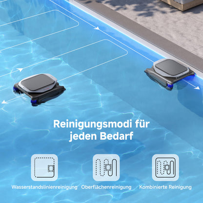DREAME Z1 Pro Poolroboter – Hohe Saugleistung, Boden-, Wand- & Wasserlinienreinigung, Intelligente Routenplanung, bis 200 m²
