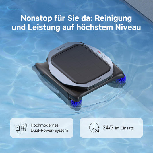 DREAME Z1 Pro Poolroboter – Hohe Saugleistung, Boden-, Wand- & Wasserlinienreinigung, Intelligente Routenplanung, bis 200 m²